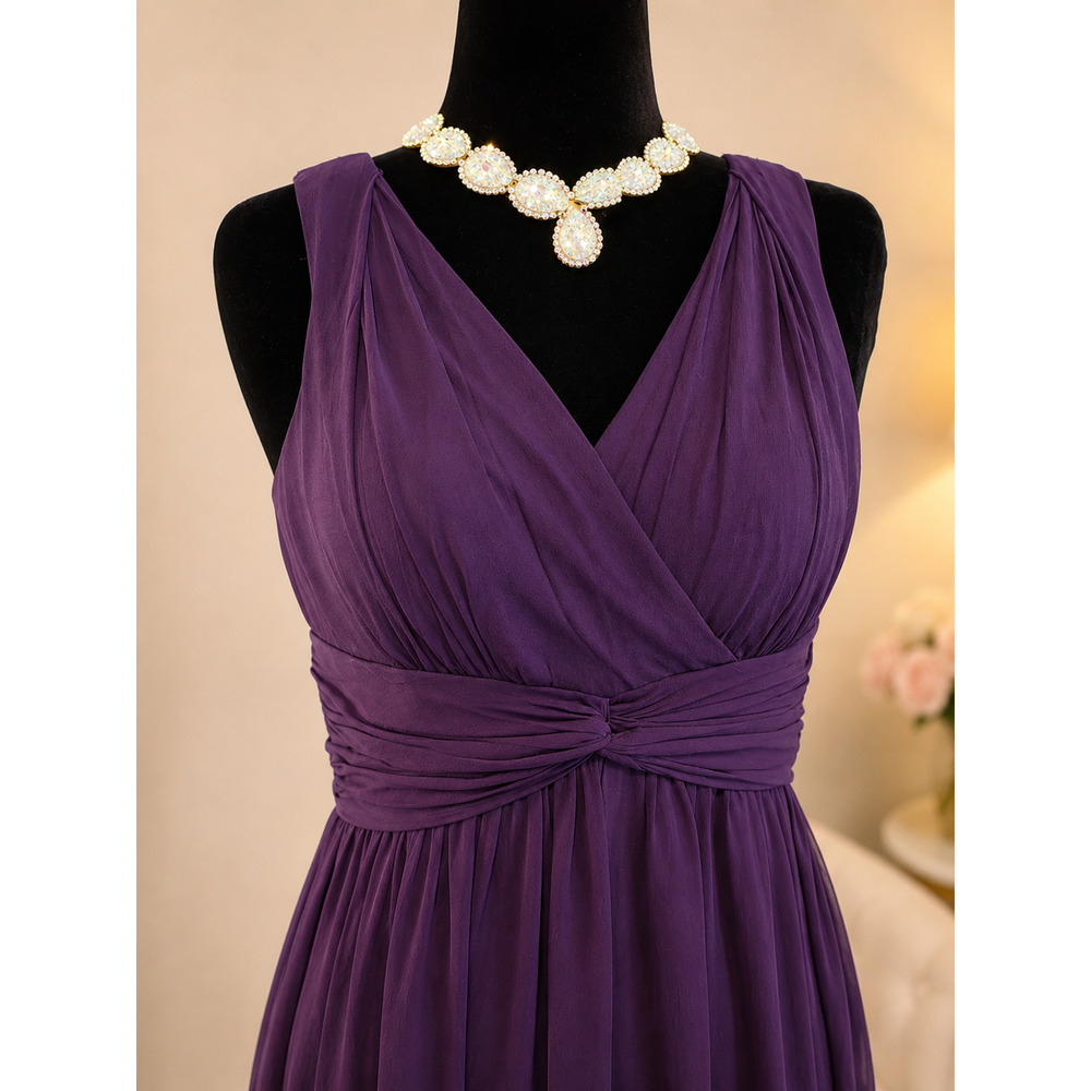Purple Formal Dress, Size 10, Donna Morgan - Picture 4 of 4